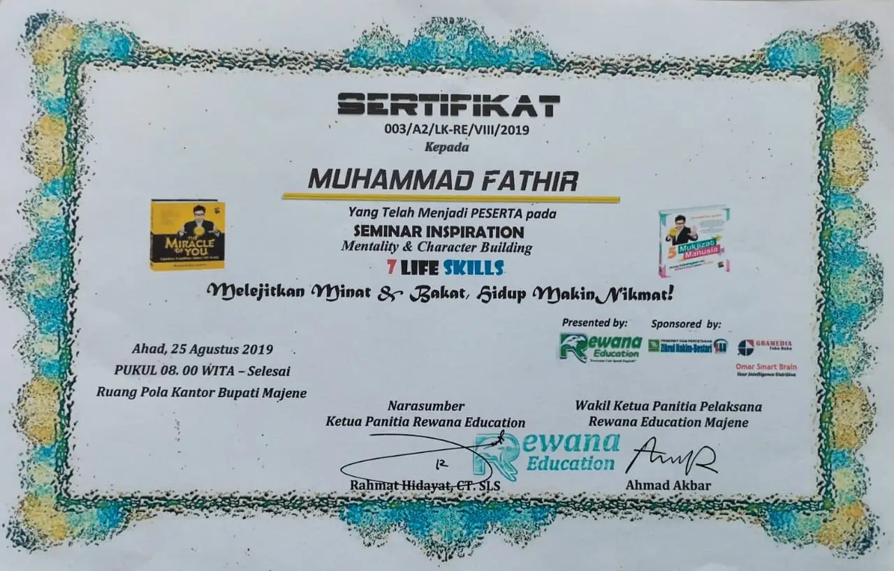 Certificate 12