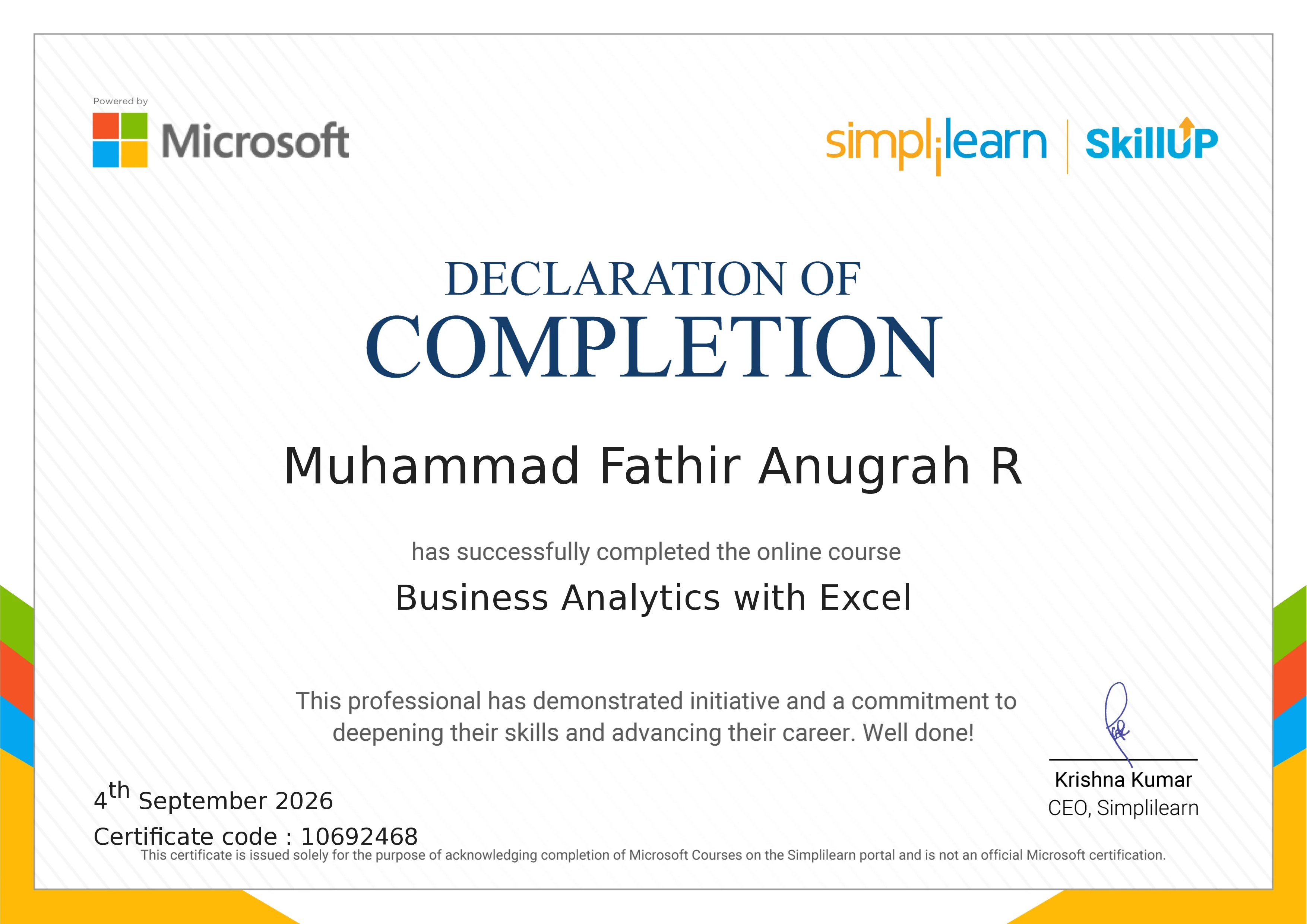 Certificate 2