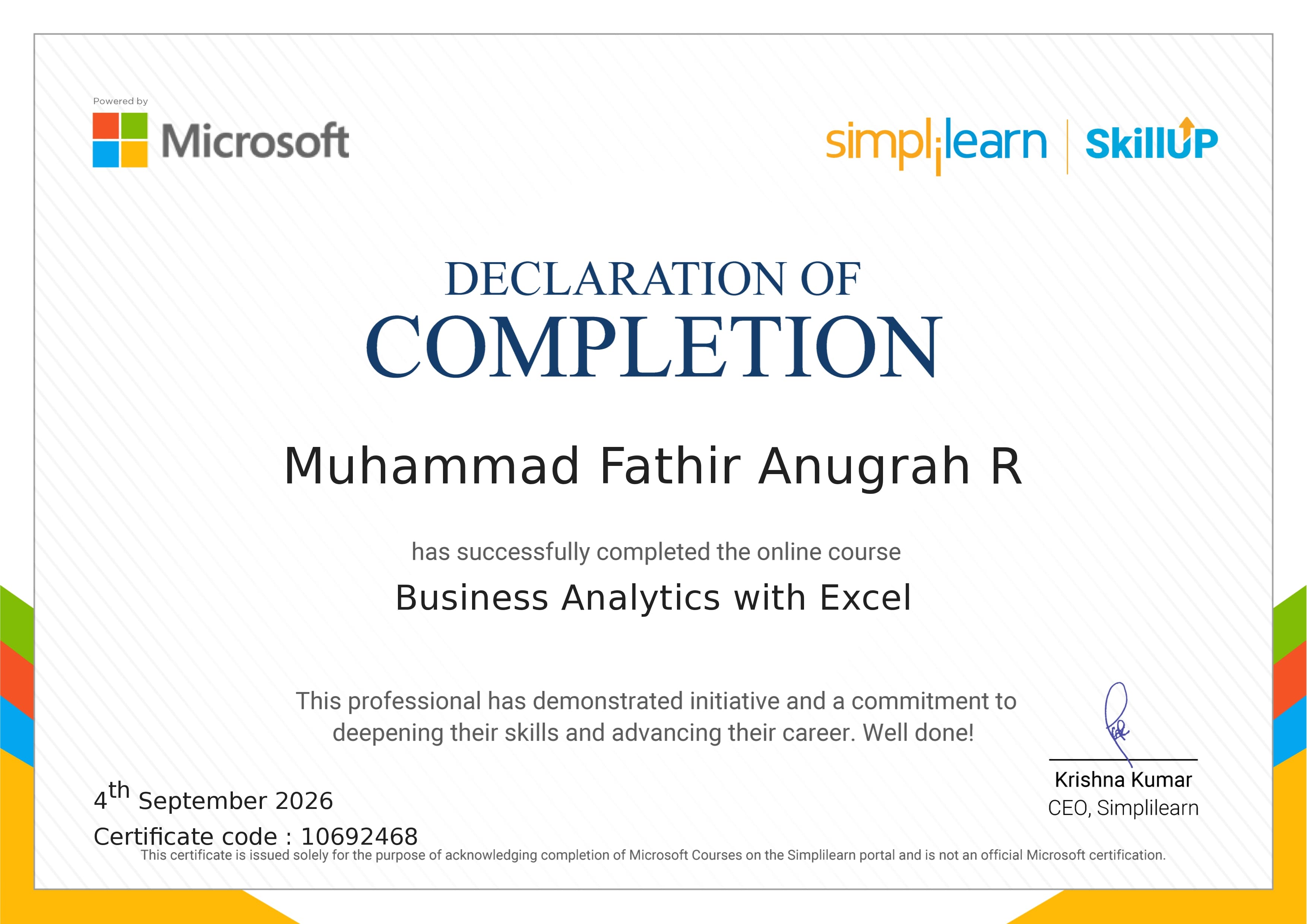 Certificate 2